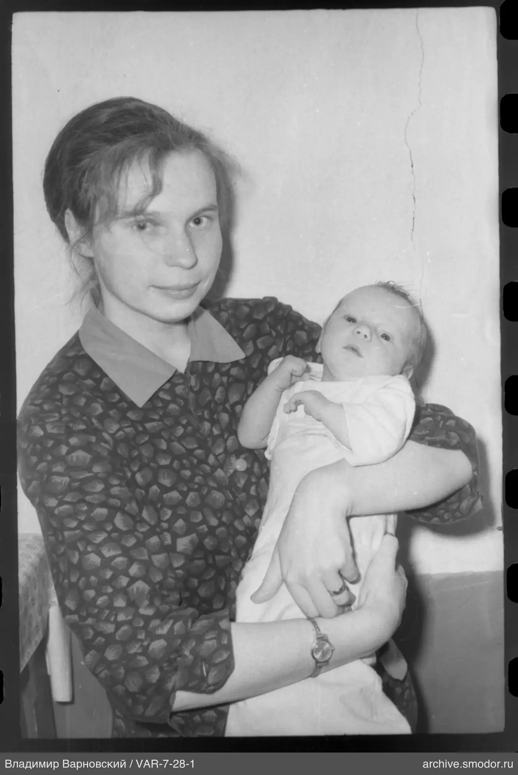 Frau mit Säugling