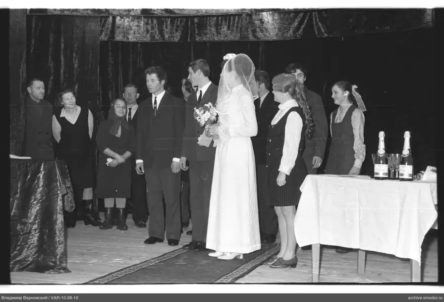 Group portrait on stage