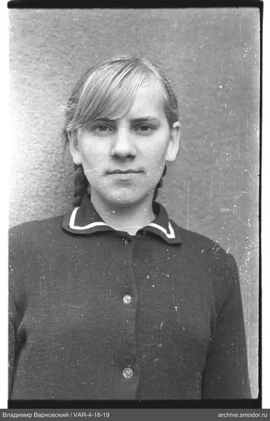 Portrait of a woman with braid