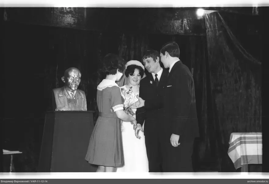 Group at event with bust