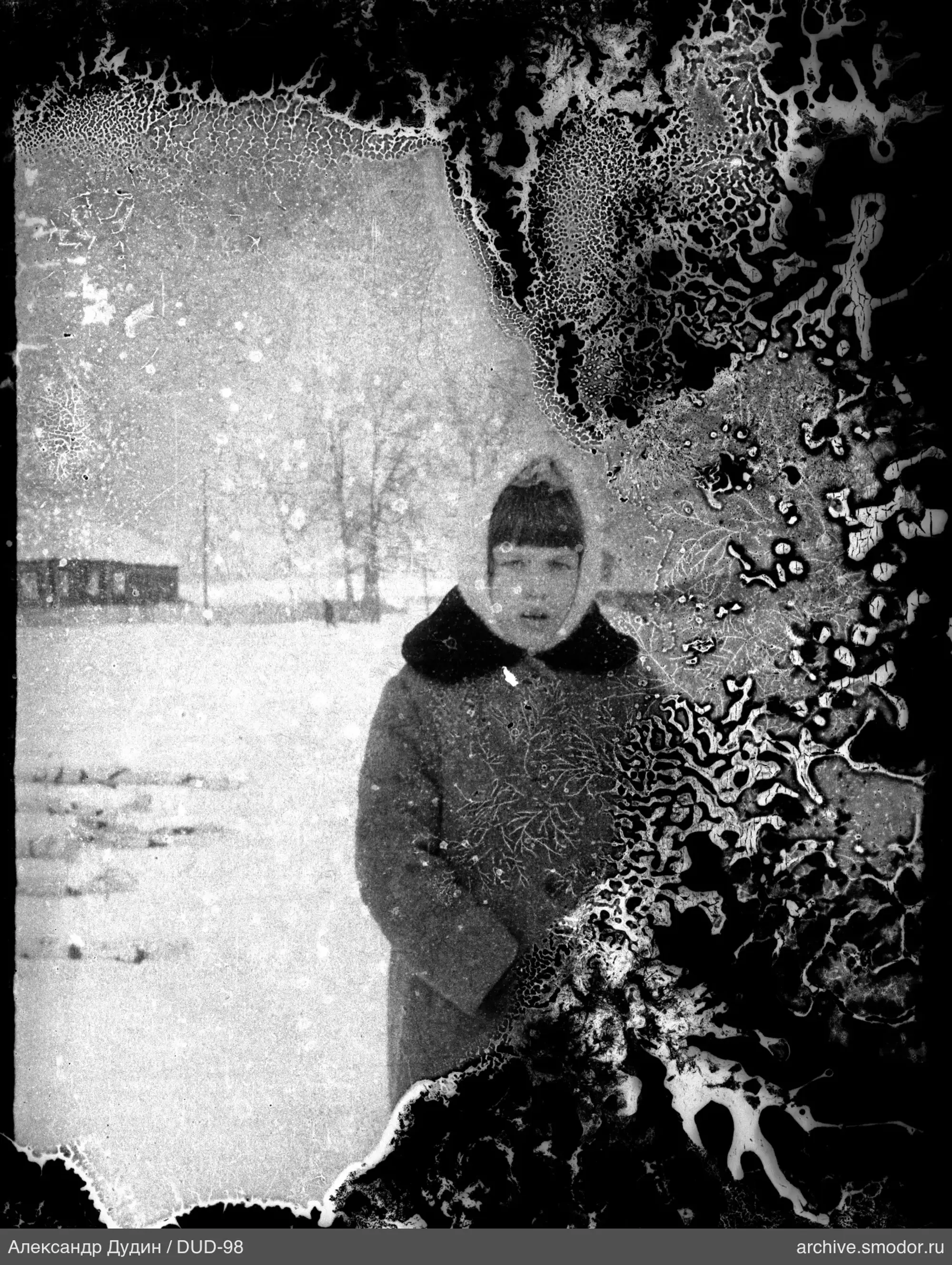 Kinderporträt in Winterkleidung