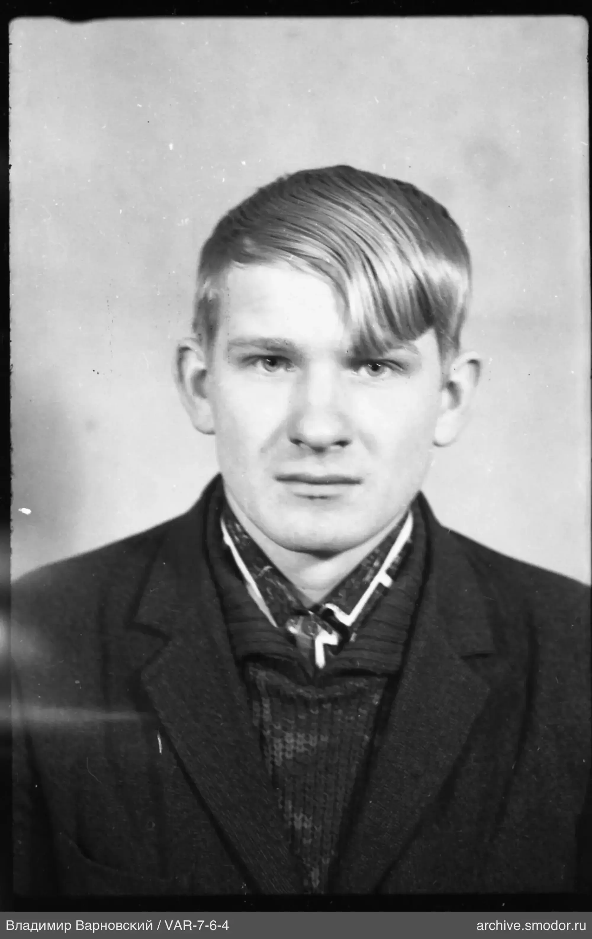Portrait of a man in dark clothing