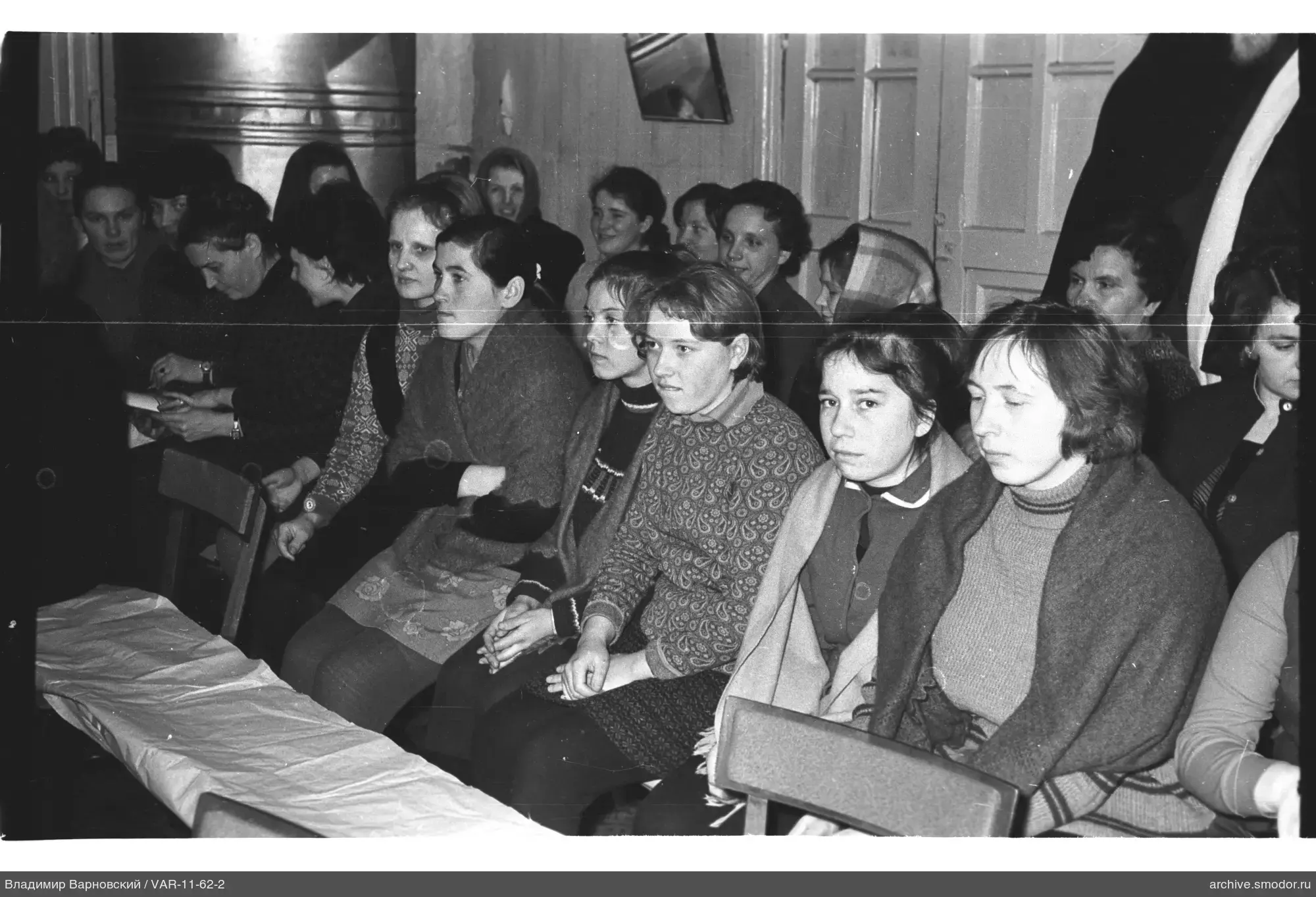 Group portrait of women in a room