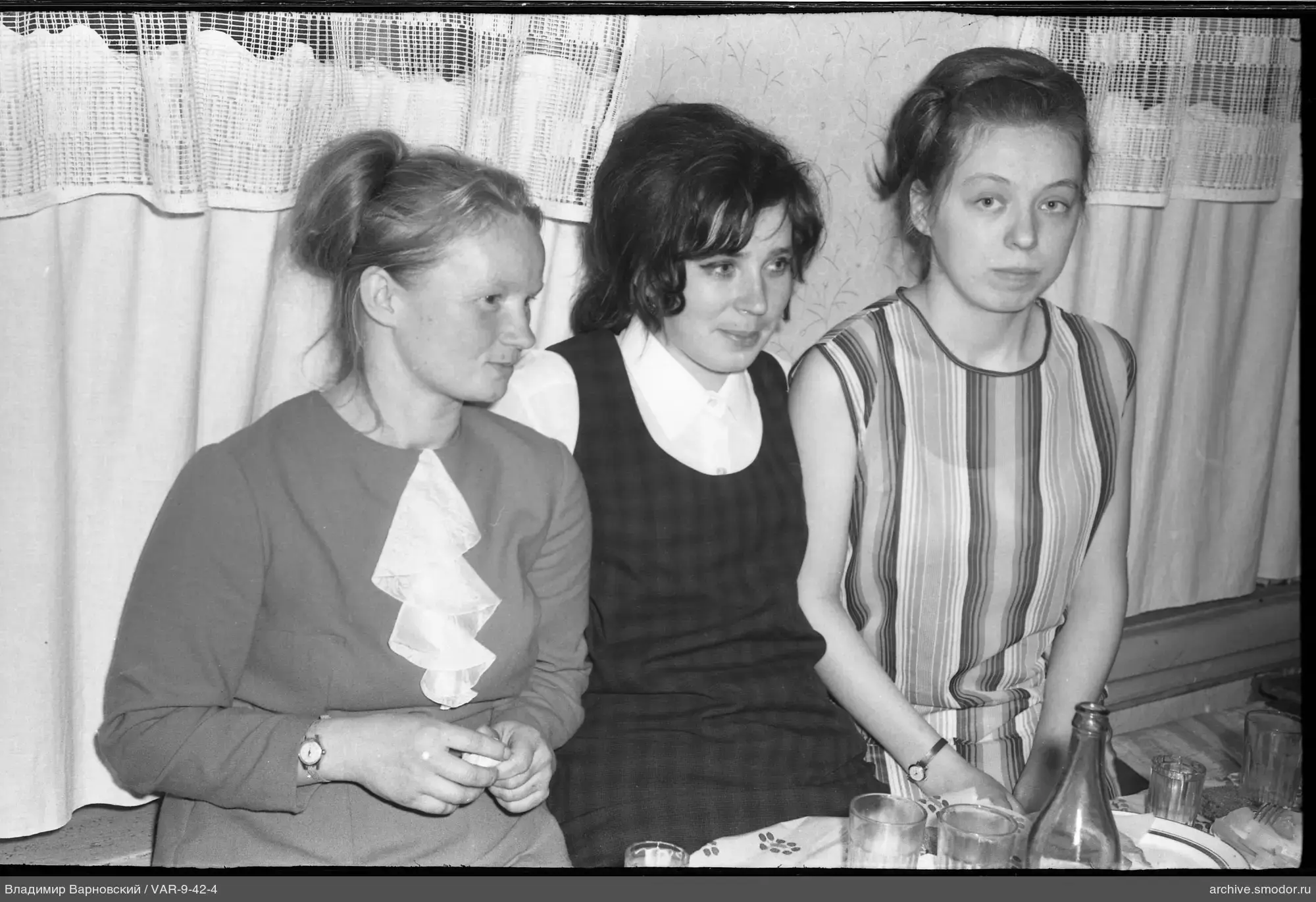 Group portrait of women by the window